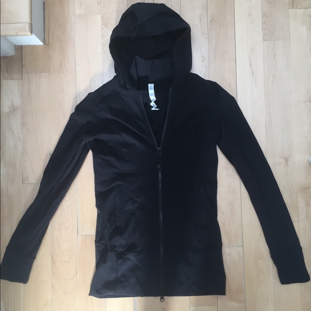 Lululemon Black Running Jacket with Hood